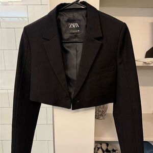 ZARA Cropped Blazer Jacket